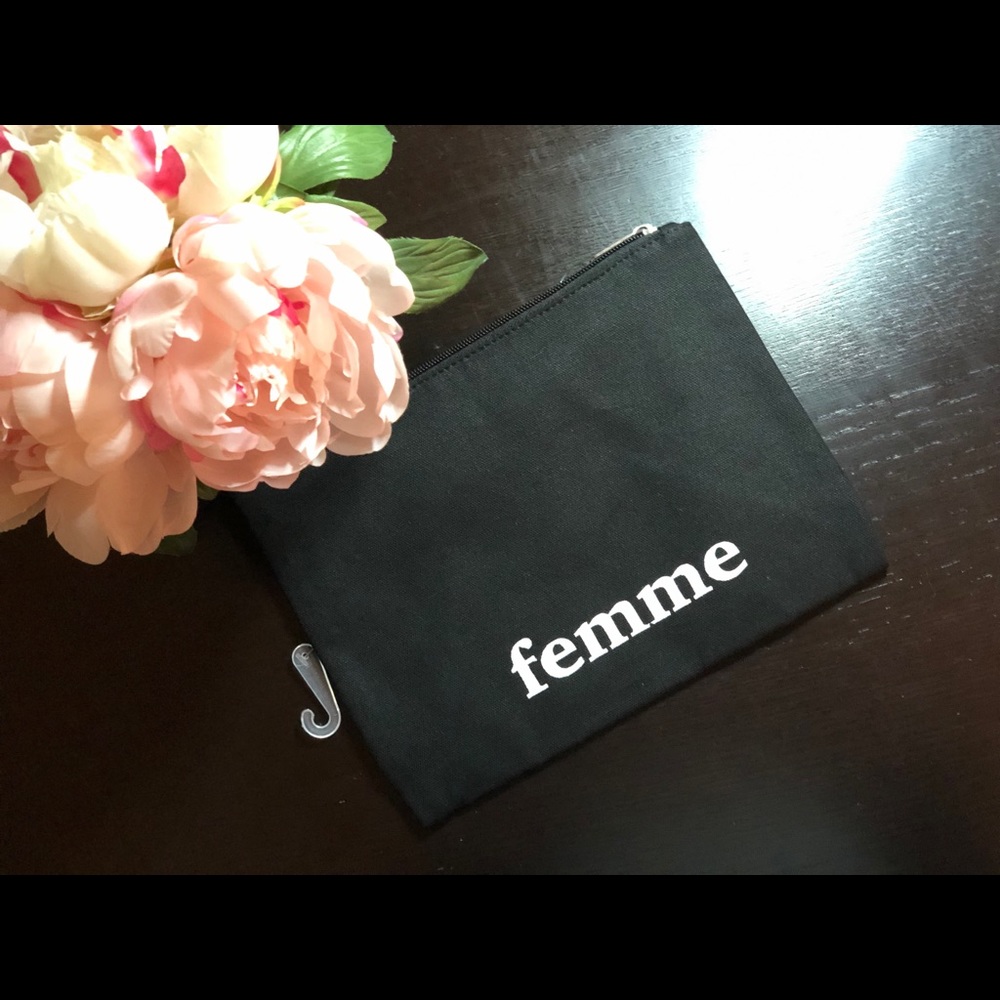 Femme Printed Canvas Pouch